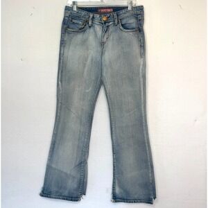 Levi's y2k 2000s Super low boot cut flare‎ jeans women's junior's sz 9 518